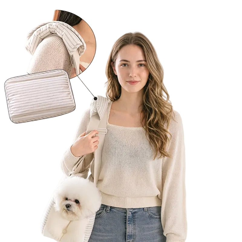 Winter Warm Cat Carrier | Large Capacity Breathable Shoulder Pet Bag for Cold Weather Travel