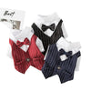 Paws For Royalty summer dog wedding suit for small dogs available in red, black, and grey formal colors