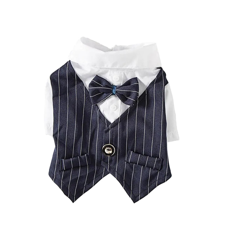 Black summer wedding suit featuring a lightweight shirt and trouser set for formal occasions