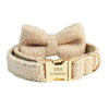 Teddy velvet set with custom engraving on dog