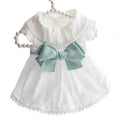 Summer dress with bow-knot on small dog